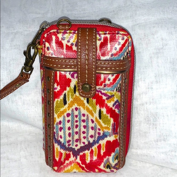 Sakroots Wristlet smartphone holder wallet. - Picture 2 of 3